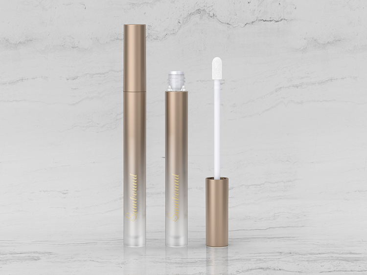 磨砂渐变空唇彩管注塑加工 磨砂渐变空唇彩管注塑加工